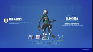 NOVO ESTILO DA SKIN SILENCIOSA FORTNITE [upl. by Nonnah909]