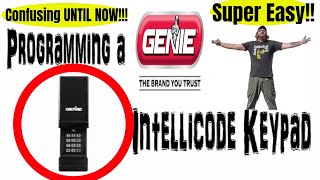 Genie Intellicode Wireless Keypad Not Working  Reprogramming Video [upl. by Ganny5]