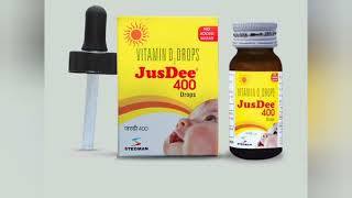 Uses and Information of JusDee 400 Vitamin D3 Drops  TAMIL [upl. by Areip277]