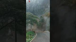 manang road landslidemanangroadlandslide shorts [upl. by Jobyna692]