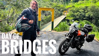 S5 🌎 Ep10 🛵 Epic ride in Ecuador bridges views and some random thoughts [upl. by Nire]