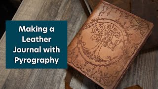 Making a Leather Journal [upl. by Torrlow]