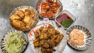 Street Food outside Fateh Nagar Gurdwara New Delhi [upl. by Atiek729]