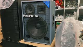 Montarbo 315 3 way speaker system soundcheck [upl. by Gustave]