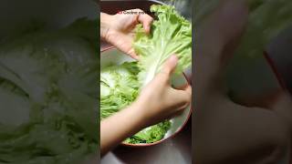 ¿CÓMO DESINFECTAR  LIMPIAR LA LECHUGA LAVAR LA LECHUGA cocinaconmarilyn recetas [upl. by Irrak243]