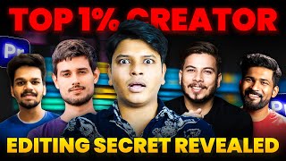 How To Edit Like Dhruv rathee Abhi amp Niyu or Nitish Rajput  Top 1 Creators Editing Secret [upl. by Frasier]