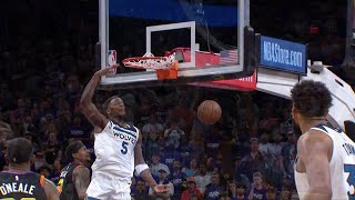 Anthony Edwards just DUNKS ON DURANT 😳 [upl. by Borszcz]