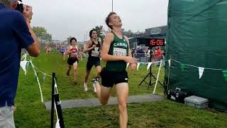 Carlisles Kolbin Heberlig Seth Reichenbach lead local charge at MidPenn boys cross country [upl. by Christa]