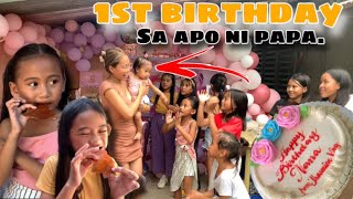 1st birthday sa apo ni papa [upl. by Estus]