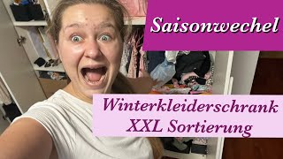 Ausmisten XXL Winterkleiderschrank [upl. by Cecilius]