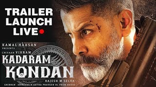 🔴 Live Kadaram Kondan Trailer Launch  Kamal Haasan  Chiyaan Vikram  Rajesh M Selva  Gibran [upl. by Romano]