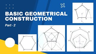 Basic geometrical constructions  Part 2 [upl. by Bevus]