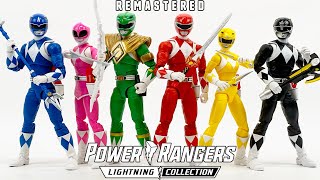 Power Rangers Lightning Collection MMPR Remastered Review [upl. by Vtehsta]