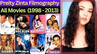 Preity Zinta All Movies List 19982013  Preity Zinta Filmography  Hit Or Flop  Blockbuster [upl. by Nashom]