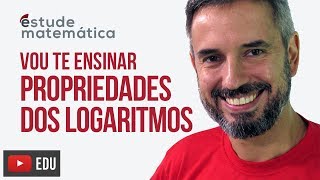 Propriedades dos Logaritmos Logaritmos aula 5 de 9 – Vou te ensinar 54 [upl. by Hamlen]