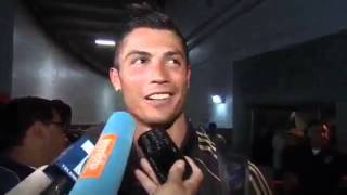 FUNNY Cristiano Ronaldo vs Stupid Reporter  Fábio Coentrão [upl. by Livy141]