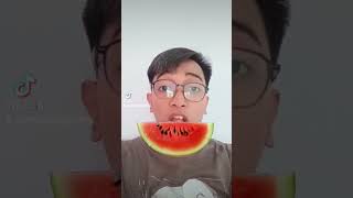 Filter makan semangka watermelon funny memes fruit [upl. by Poland583]