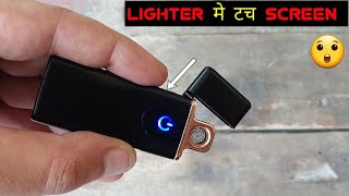 USB Flameless Touch Sensor Lighter  Unique Gadget Under Rs 200  BR Tech Films [upl. by Earley966]