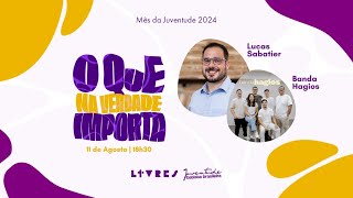 Domingo Noite  110824  quotO Que Na Verdade Importaquot  Banda Hagios  Lucas Sebatier [upl. by Etnuahs]