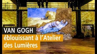 Incroyable la nouvelle exposition Van Gogh à lAtelier des Lumières  Vidéo YouTube [upl. by Tien]