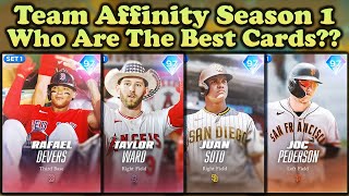 The BEST Team Affinity Charisma Cards To Grind For  Who Should You Target First MLB The Show 23 [upl. by Ylro476]