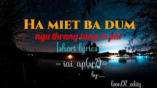 Ha miet ba dum nga thrang tang ia phi  khasi song  shortlyricsvideo  leon07editLyrics✨ [upl. by Quillan529]