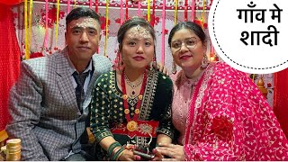 पहाड़ी शादी के भी अपना एक अलग मज़ा  Padadi Shaadi  Sushmita Chettri Vlogs [upl. by Rumney]