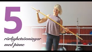 Rörlighet med pinne – 5 övningar [upl. by Sylvester474]