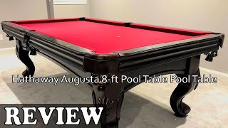 Hathaway August 8ft Pool Table Pool Table Review [upl. by Odlaw732]