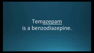 How to pronounce temazepam Restoril Memorizing Pharmacology Flashcard [upl. by Glenn]