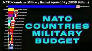 NATO Countries Military Budget 19602023 [upl. by Hcurab69]