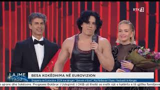 Shqipëria në Eurovizion 2024 me këngën “Zemrën ndorë” Mal Retkoceri fitues i Festivalit të Këngës [upl. by Yonatan]