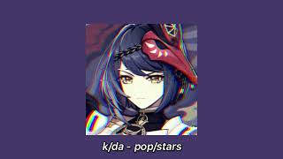 kda  popstars sped up  reverb [upl. by Auhsot]