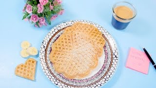 Schnelle vegane Waffeln [upl. by Yelkrab]