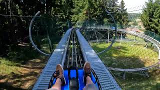 Alpine Coaster St Englmar BayerwaldCoaster Sommerrodelbahn Rodelbahn Bayern Alpine Coaster [upl. by Ttemme]