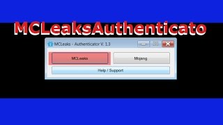 Como baixar MCLeaks Authenticator [upl. by Bledsoe]