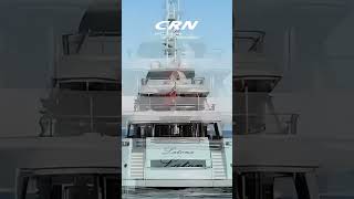 Luxury SuperYachts  CRN 50m LATONA wave after wave  Ferretti Group [upl. by Sundin794]