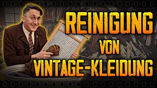 VintageKleidung I reinigen säubern wieder in Form bringen usw [upl. by Mcloughlin17]