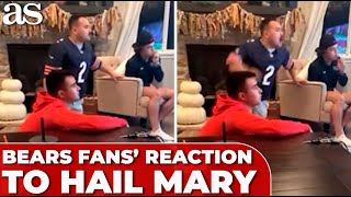 BEARS FANS shellshocked as COMMANDERS execute unbelievable HAIL MARY VICTORY [upl. by Scutt859]