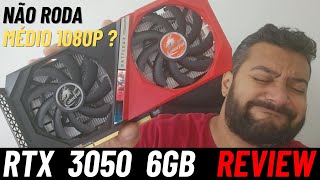 RTX 3050 6GB Review  Um dos piores lançamentos da Nvidia  mal roda 1080p no médio [upl. by Ycart815]