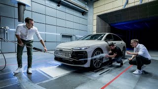 Audi A6 etron aerodynamics explained by Audi [upl. by Blanc]