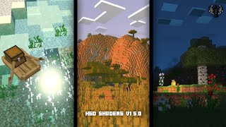 HSD Shaders v150  Minecraft PE 120 [upl. by Eikceb]