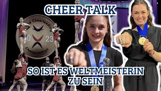 So ist es Weltmeisterin zu sein  die Cheerleading WM in Orlando  Cheer Talk [upl. by Spiros]