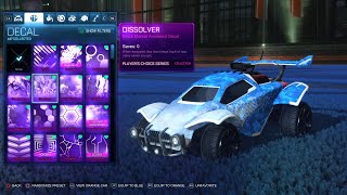 All Black Market Decals in Rocket League 2020 SHOWCASE [upl. by Ramuk]