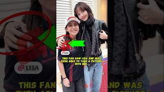 This fan saw Lisa and having pic with her🤩 lisa lalisa lisamanoban [upl. by Trotta711]