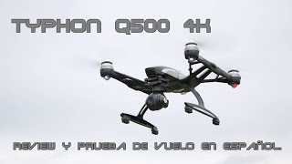 Typhoon Q500 4K Review y prueba de vuelo en Español [upl. by Langille]