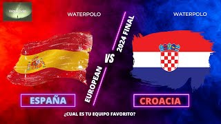 Waterpolo Final Europeo Masculino 2024  ESPAÑA CROACIA  FULL MATCH [upl. by Aicitel162]