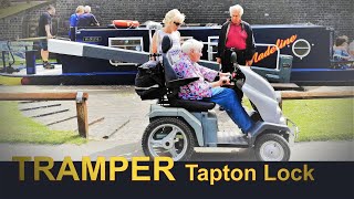 Tramper allterrain mobility scooter at Tapton Lock [upl. by Punak]