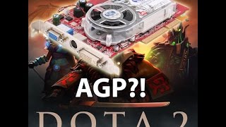 ATI Radeon X1650 Pro DDR2 AGP  Dota 2 [upl. by Ira]