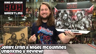 Jerry Lynn amp Nigel McGuinness Ring of Honor Unboxing amp Review [upl. by Attelliw]